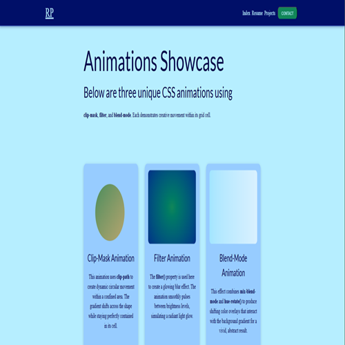 Animations Showcase